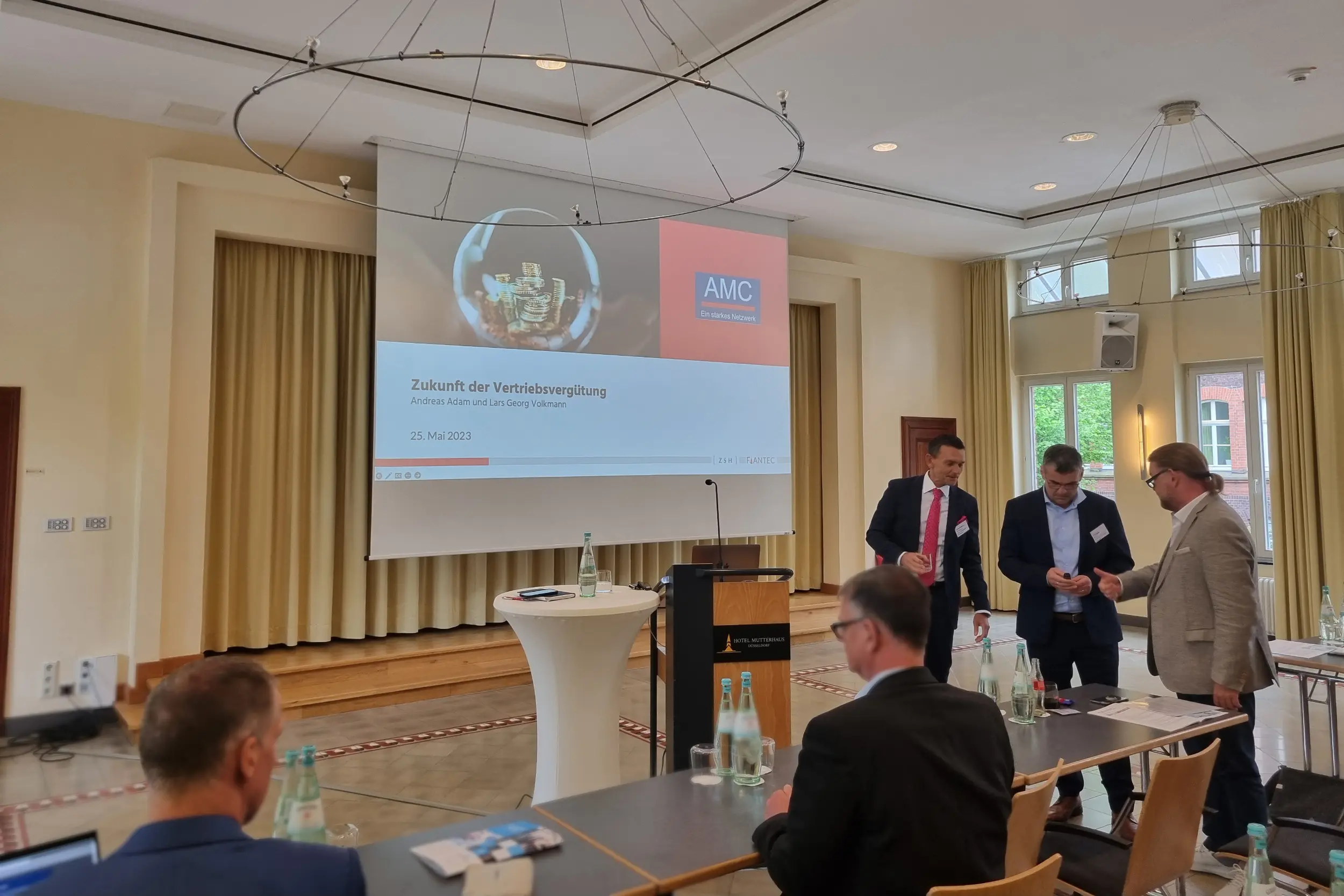 Netzwerktreffen des AMC mit dem Redner Andreas Adam, Geschäftsführer von FiANTEC Provisionslösungen