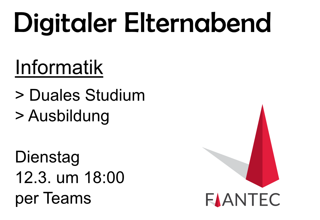 Digitaler Elternabend 2024 Informatik